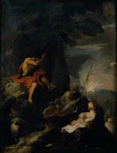 San Giovanni Battista che predica nel deserto da Pierre Louis Cretey or Cretet