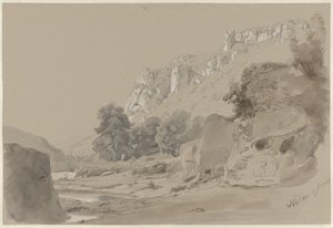 Il fiume Nera vicino a Narni da Pierre Louis Dubourcq