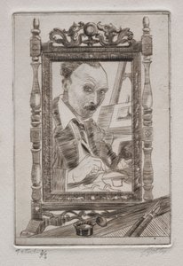 Autoritratto da Pierre Louis Gatier