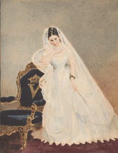 Derelitta pittrice, 1860s da Pierre Louis Pierson