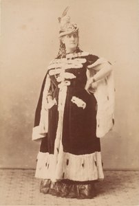 [La Contessa in Mantello di Ermellino], 1860s