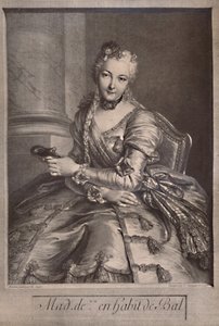 Madame de Pompadour, amante del re Luigi XV di Francia, 18° secolo 1894 da Pierre Louis de Surugue