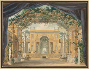 Decorazione eseguita per il compleanno di Sua Maestà il Re di Westfalia da Pierre Luc Charles Ciceri