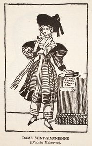 Dama Saint-Simonienne da Pierre Maleuvre