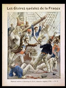Robert Surcouf (1736-1827) che abborda con successo il 