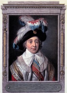 Rivoluzione francese: Ritratto di Paul de Barras (1755-1829), politico francese. Incisione di Alix Pierre Michel (1762 - 1817)