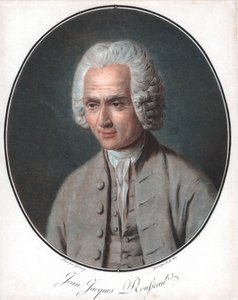 Jean-Jacques Rousseau, filosofo politico francese da Pierre Michel Alix