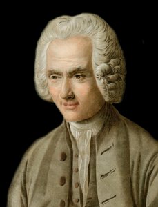Ritratto di Jean-Jacques Rousseau - incisione di Pierre Michel Alix da Pierre Michel Alix