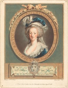 Regina Maria Antonietta, c. 1789 da Pierre Michel Alix