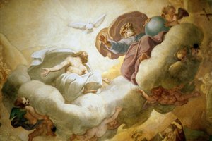 Dettaglio della pittura dell