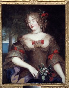 Madame de Sevigne: ritratto di Francoise Marguerite de Sevigne, Contessa di Grignan (1648-1705), figlia di Marie de Rabutin-Chantal, Marchesa di Sevigne (1626-1696). Dipinto di Pierre Mignard (1612-1695) da Pierre Mignard