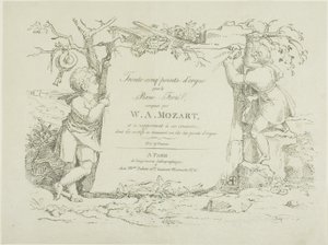 Spartito musicale da Pierre Nolasque Bergeret