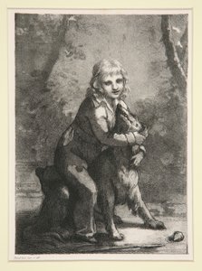 Senza titolo (Ragazzo con cane)