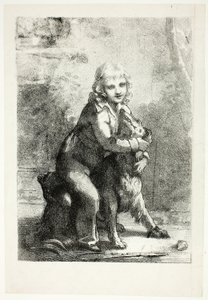 Bambino con cane