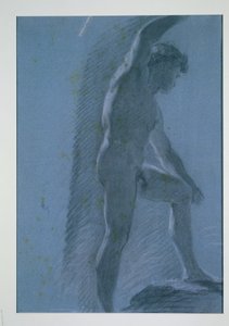 Studio di un nudo maschile (verso)