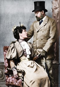 Emile Zola e Jeanne Rozerat, c1890, 1939 da Pierre Petit