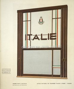 Office National de Tourisme Italien a Parigi, Pierre Petit, Boutiques, Henry Delacroix, Editions S De Bonadona, Parigi, fine anni 