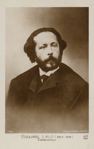 Ritratto di Edouard Lalo da Pierre Petit