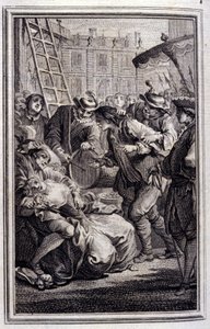 Belphegor - in “Tales et nouvelles en vers” di Jean La Fontaine. 1776. Illustrazione di P.P. Choffard.