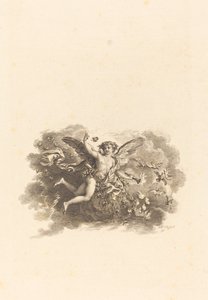 Fleuron per le pagine del titolo da Pierre Philippe Choffard