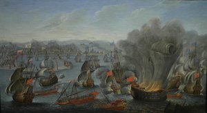 CombateNavalDePalermo16760602PierrePuget1677 da Pierre Puget