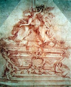 Progetto per il grande altare della chiesa di San Siro, Genova da Pierre Puget