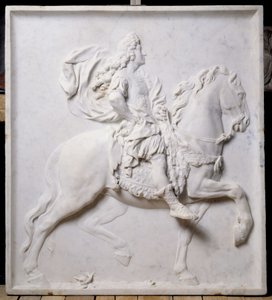 Basso rilievo che rappresenta Luigi XIV a cavallo