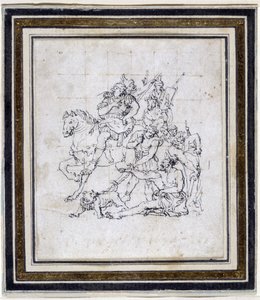 Disegno preparatorio di Pierre Puget (1620-1694) per 