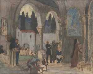 Ispirazione cristiana, XIX secolo da Pierre Puvis de Chavannes