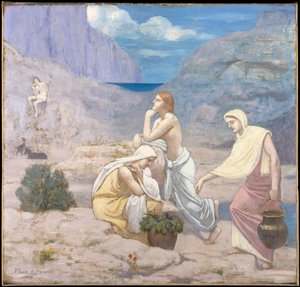 Il canto del pastore da Pierre Puvis de Chavannes