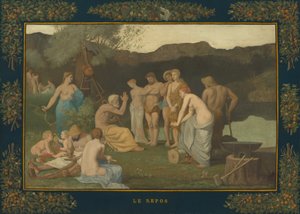 Riposo, c. 1863 da Pierre Puvis de Chavannes
