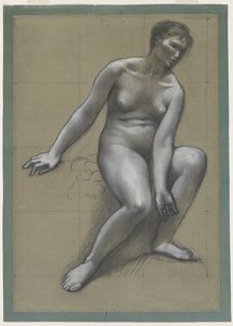 Studio per la madre in La famiglia del pescatore da Pierre Puvis de Chavannes
