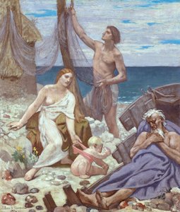 La famiglia del pescatore da Pierre Puvis de Chavannes