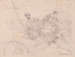 Il povero pescatore da Pierre Puvis de Chavannes
