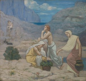 Il canto dei pastori, 1891 da Pierre Puvis de Chavannes
