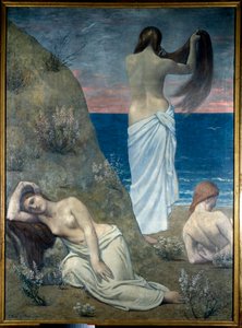 Giovani ragazze al mare da Pierre Puvis de Chavannes