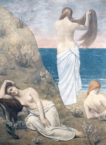 Ragazze giovani al mare da Pierre Puvis de Chavannes