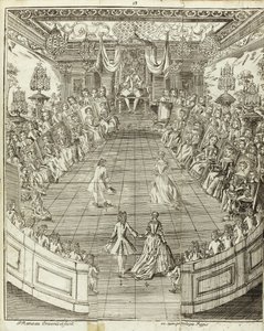Illustrazione da Le Maître à danser, 1734 da Pierre Rameau