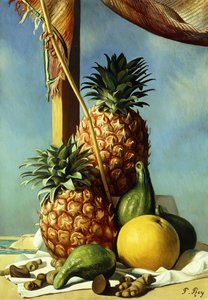 Natura morta con ananas