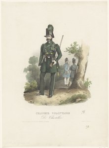 Cacciatore volontario belga, 1831 da Pierre Simonau