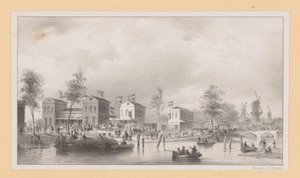 Edifici della stazione ferroviaria del Reno ad Amsterdam