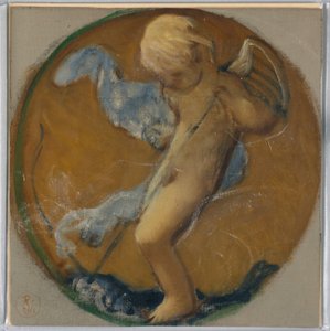 Studio per tondo con putto da Pierre Victor Galland