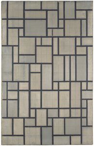 Composizione con griglia 2 da Piet Mondrian