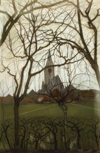Chiesa del villaggio; Chiesa di San Giacomo, Winterswijk da Piet Mondrian