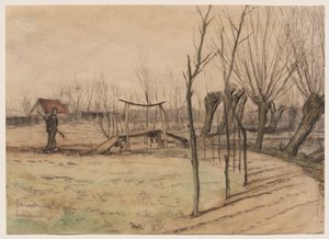Paesaggio a Loosduinen da Piet Mondrian