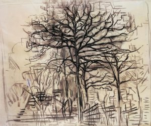 Studio di alberi da Piet Mondrian