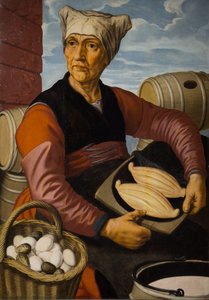 La moglie di un contadino olandese, 1550 circa (olio su tavola) da Pieter (1507/08 75) Aertsen
