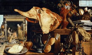 Vanità Natura Morta (Cristo in casa di Marta e Maria) da Pieter Aertsen