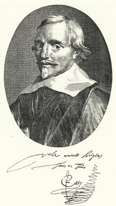 Jacob Cats, poeta e diplomatico olandese (incisione) da Pieter (attr.to) Dubordieu