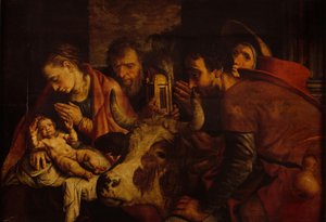 Adorazione dei pastori da Pieter Aertsen